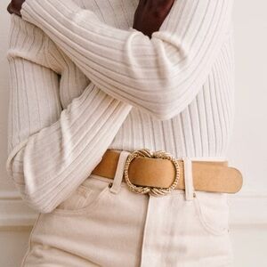 Sezane Artemis Belt Beige - Size 90